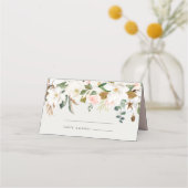 Cartes de Mariage en coton Magnolia (Devant)