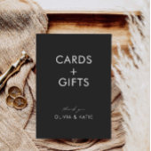 Cartes de mariage et Cadeaux Noirs,