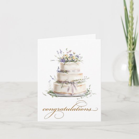 Cartes de Mariage Félicitations (Devant)
