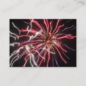 Cartes de Mariage Fireworks (Dos)