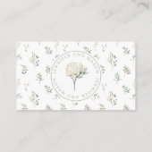 Cartes de mariage fleuris botanique (Dos)