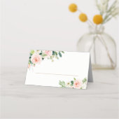 Cartes de Mariage Floral Blush (Devant)