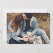 Cartes de mariage florales aquarelles 'Save The Da (Dos)