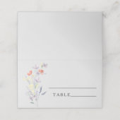 Cartes de mariage florales bohèmes (Extérieur déplié)
