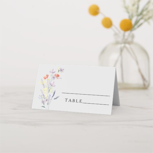 Cartes de mariage florales bohèmes (Devant)