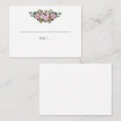 Cartes de Mariage flou (Devant / Derrière)