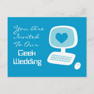 Cartes de mariage geek