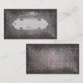 Cartes de Mariage gothique ou médiévale (Devant / Derrière)