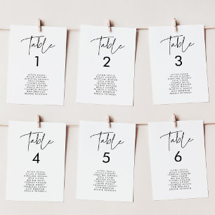 Cartes de mariage minimaliste modernes