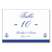 Cartes de Mariage nautique (Dos)