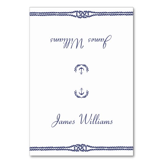 Cartes De Mariage Nautique Avec Ancres (Par défaut)