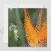 Cartes de mariage Oiseau de Paradis Tropical (Dos)