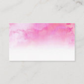Cartes de Mariage Ombre Aquarelle - Rose (Dos)