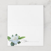 Cartes de mariage ou d'accompagnement de fleurs de (Extérieur déplié)