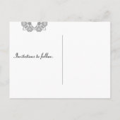 Cartes de mariage peu coûteuses avec photo sur car (Dos)