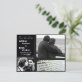 Cartes de mariage peu coûteuses avec photo sur car (Debout devant)