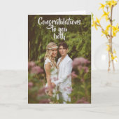 Cartes De Mariage - Pour De Nombreuses Années À Ve (Fleur jaune)