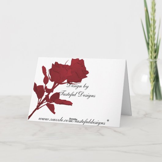 Cartes de mariage pour l'épouse et la chambre (Dos)