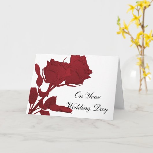 Cartes de mariage pour l'épouse et la chambre (Fleur jaune)