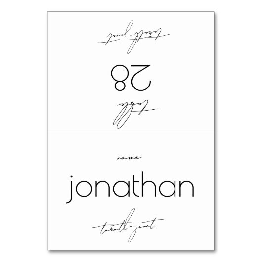 Cartes de Mariage pour les noms élégants do-it-you (Par défaut)