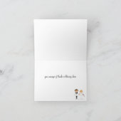 Cartes de mariage pour mariée et marié (Intérieur)