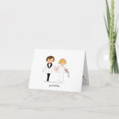 Cartes de mariage pour mariés (Devant)