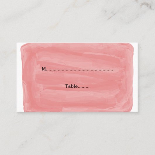 Cartes de Mariage Red Watercolor (Devant)