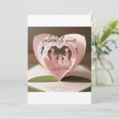 Cartes de mariage romantiques (Debout devant)