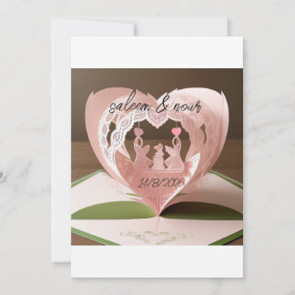 Cartes de mariage romantiques