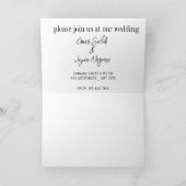 Cartes de mariage romantiques célébrant l'amour et (Intérieur)