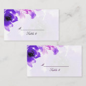 Cartes de Mariage Rose violet (Devant / Derrière)