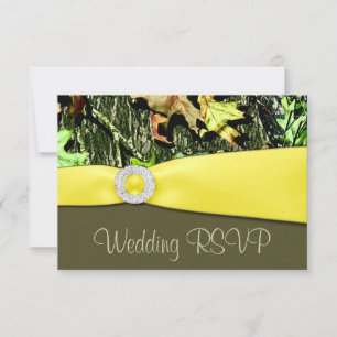Cartes de mariage RSVP Camouflage de chasse