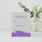 Cartes de mariage RSVP ou Cartes de réponse du Mar (Debout devant)