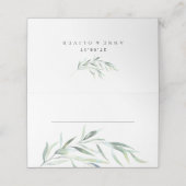 Cartes de Mariage Rustique Eucalyptus (Extérieur déplié)