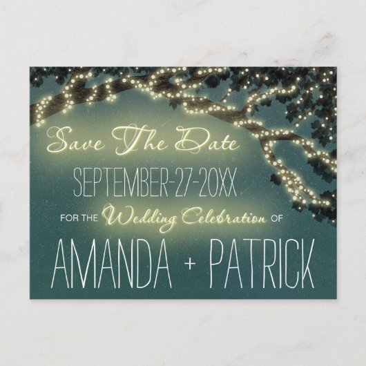 Cartes de mariage rustiques avec branches d'arbre  (Devant)