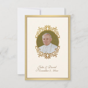 Cartes de mariage Saint Jean-Paul II Cartes religi