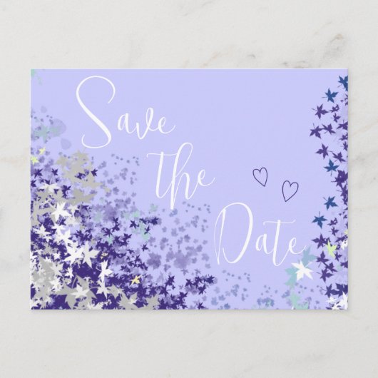 Cartes de mariage "Sauvez la date" (Devant)