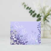 Cartes de mariage "Sauvez la date" (Debout devant)
