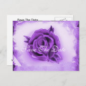 Cartes de mariage 'Save The Date' (Devant / Derrière)