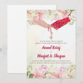 Cartes de mariage sikh et invitations numériques p (Devant / Derrière)