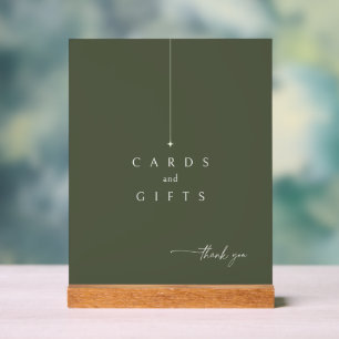 Cartes de Mariage SimpleCadeaux Moss Green ID1046