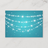 Cartes de mariage Sparkling Chain Blue (Dos)