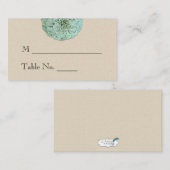 Cartes de Mariage Succulentes Sage (Devant / Derrière)