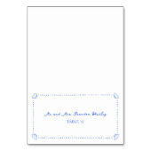 Cartes de Mariage sur le littoral bleu Coquillage (Par défaut)