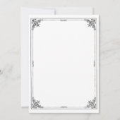 Cartes de mariage thème conte de fées (Dos)