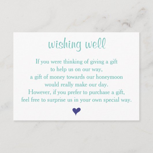 Cartes de mariage Turquoise clair (Devant)