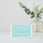 Cartes de Mariage Turquoise Watercolor (Debout devant)