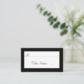 Cartes de Mariage Twinkle Lights (noir) (Debout devant)