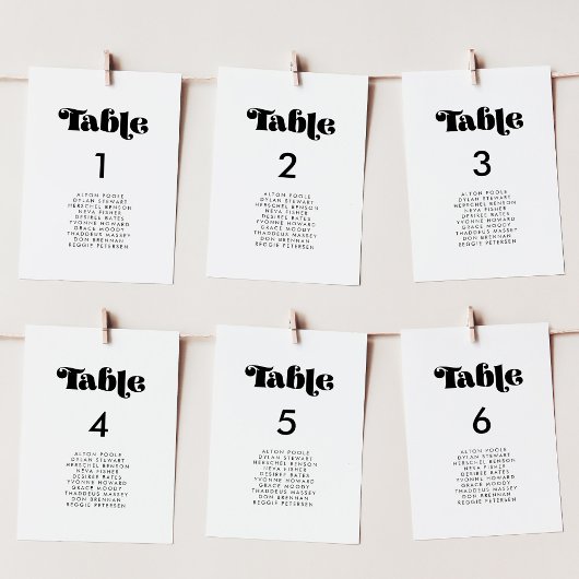 Cartes de mariage vintage rétro