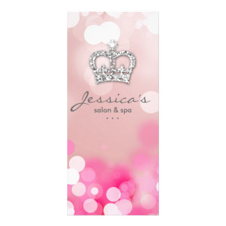 Cartes de marketing Salon Lèvres et lumières roses